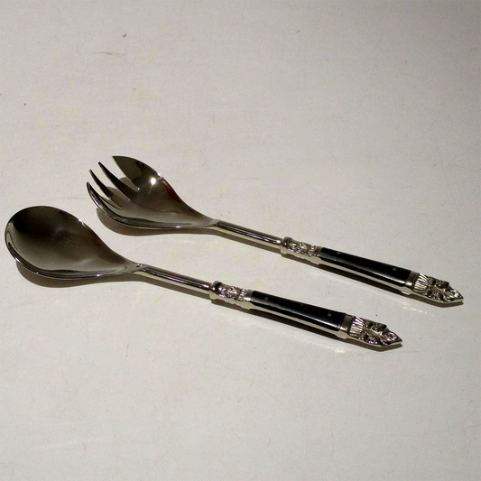 Shastra Home - Stylish Royal 2-Piece Salad Server Set