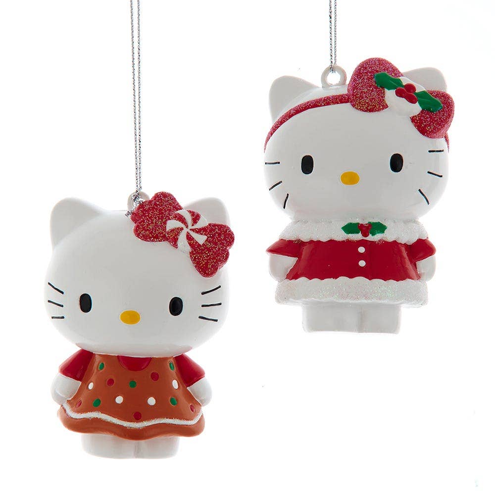 Kurt Adler Hello Kitty Ornaments