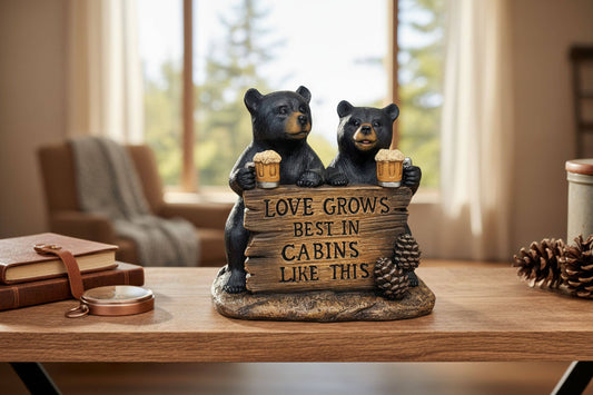 De Leon Collections - CABIN COMPANION LOVE GROWS, 6"X3.75"X5.75"