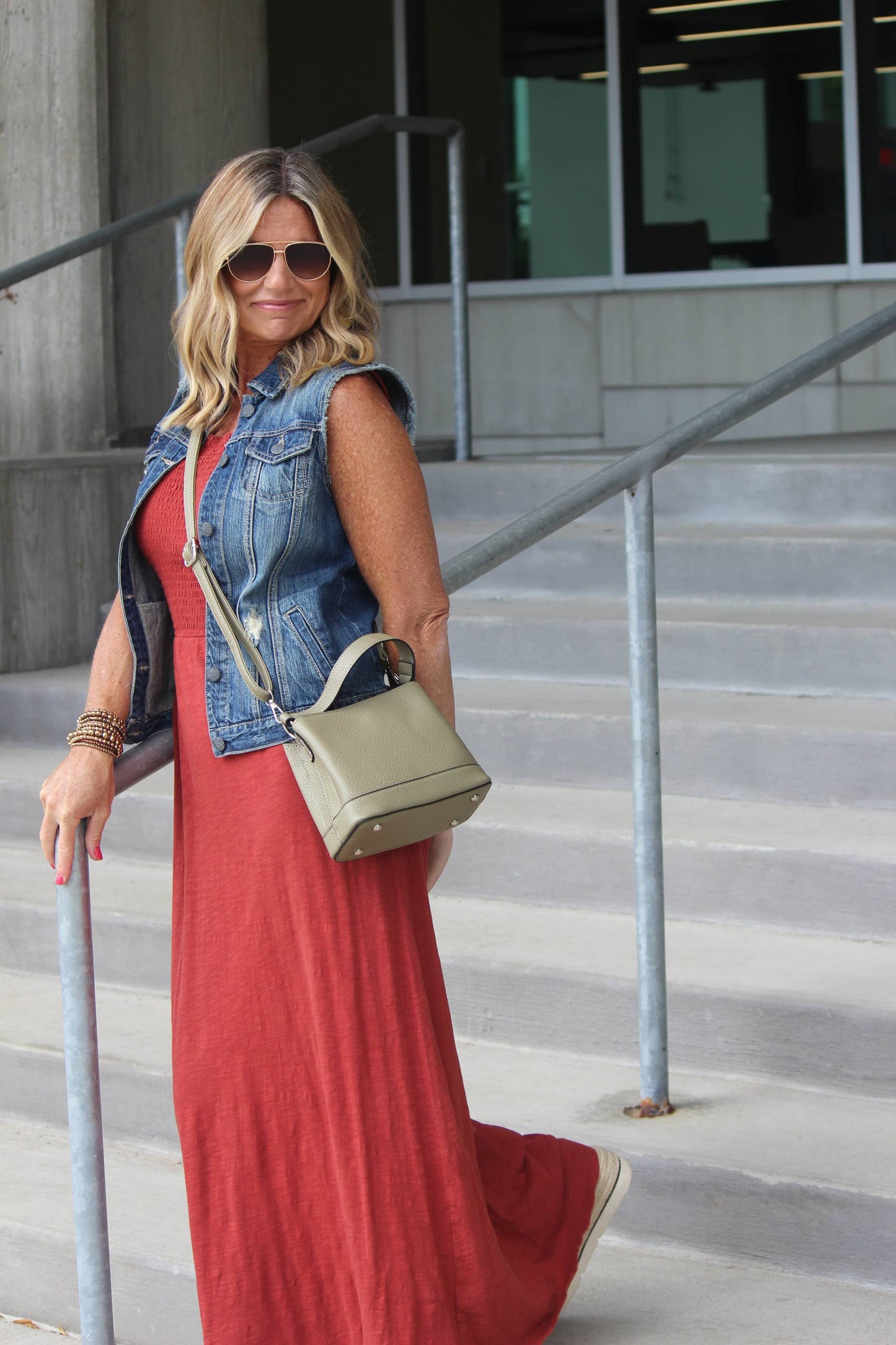 K. Carroll Accessories - New Colors Added: Rihanna Satchel: Slate blue