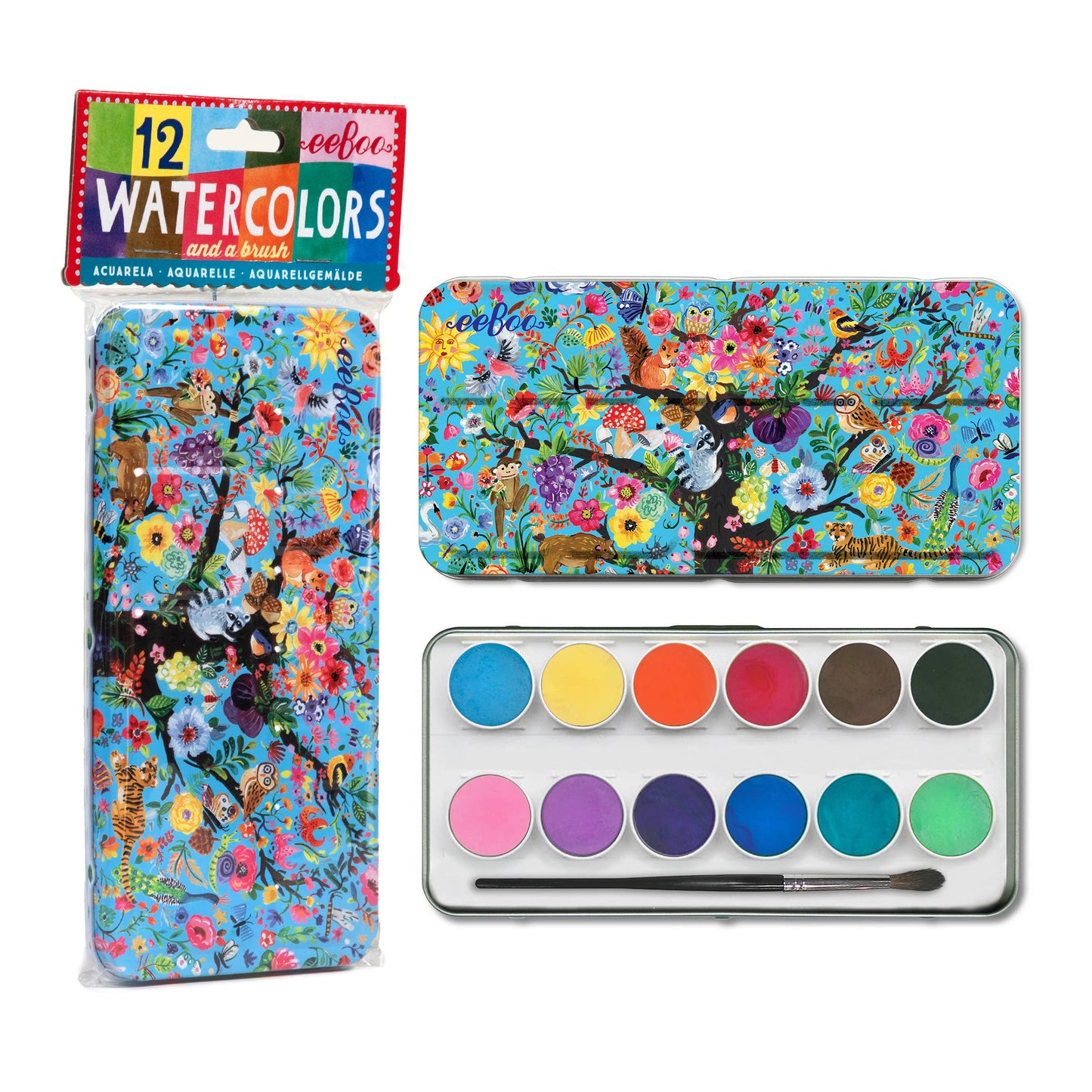 eeBoo - Tree of Life Watercolor Paint Set