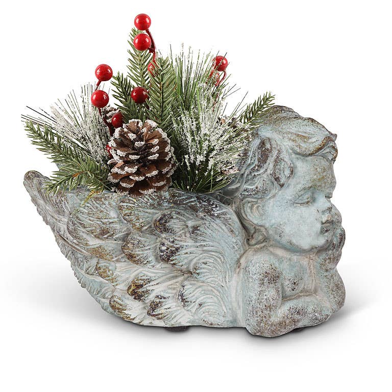 Abbott - Resting Cherub Planter-7"L