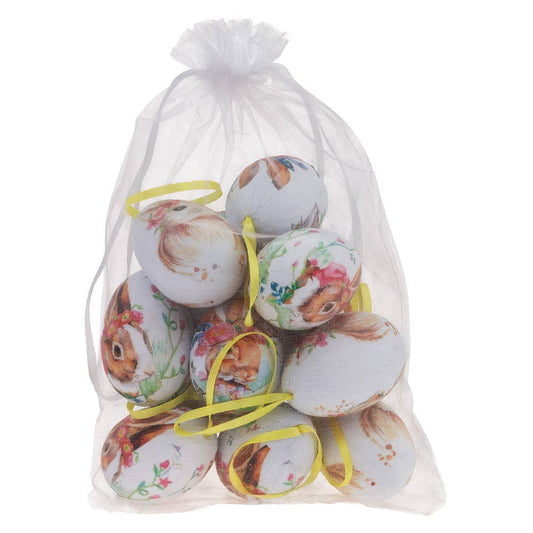 Boston International - Bunnies Oh My Bagged Easter Eggs Set of 12