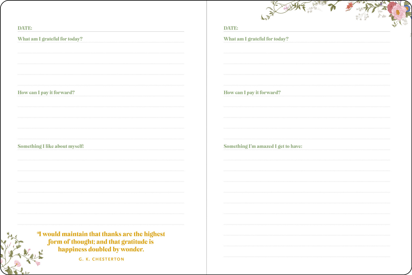 Peter Pauper Press - Give Thanks: A Journal for a Happy Heart