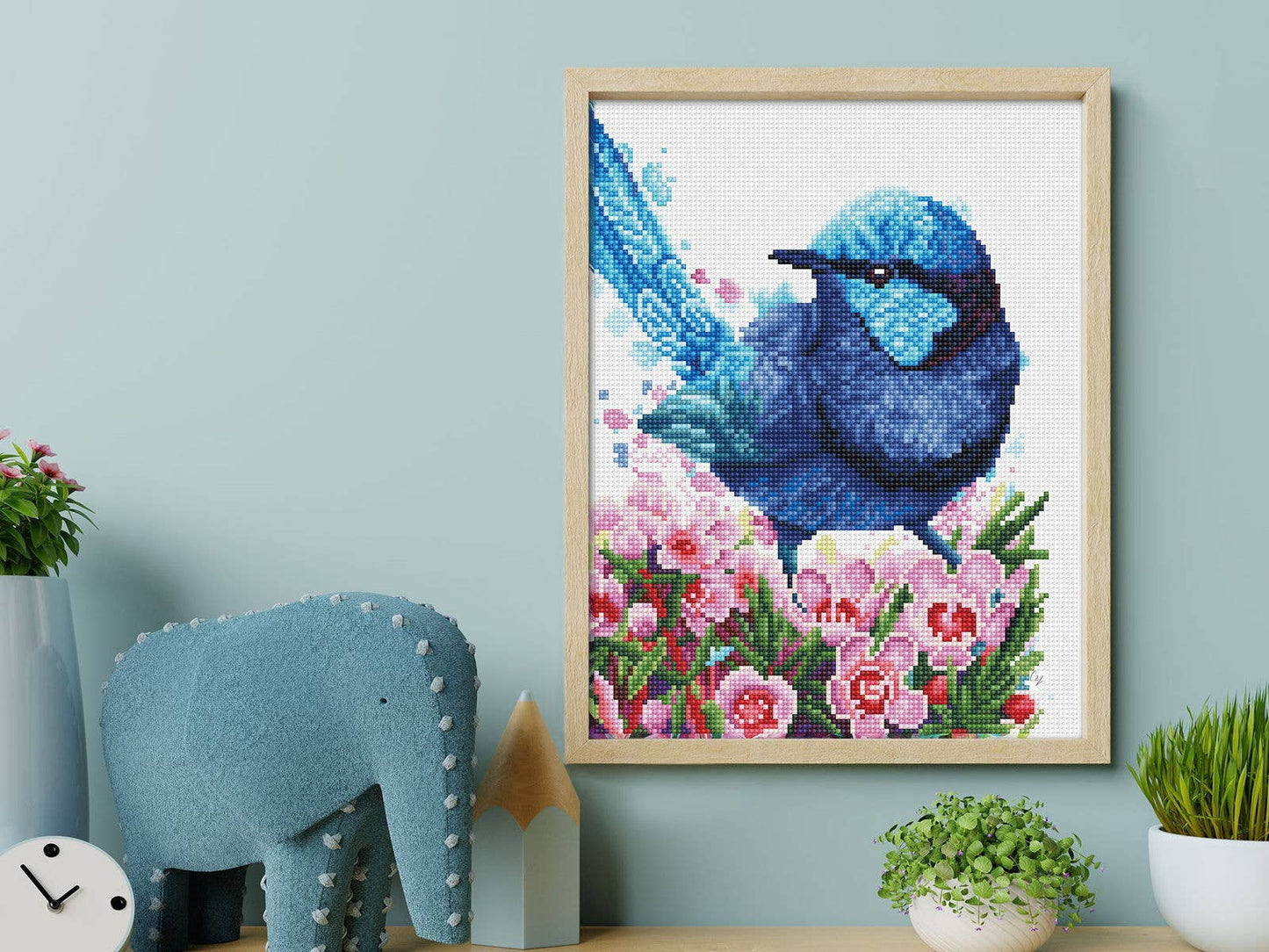 DIAMOND DOTZ® - Splendid Fairy Wren (Square)