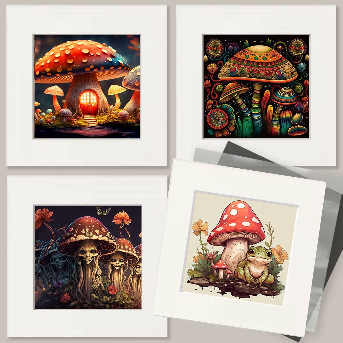 Mowbi - Fairy Dust 8"x10" Art Print - Mowbi Fantasy Mushrooms Art Collection