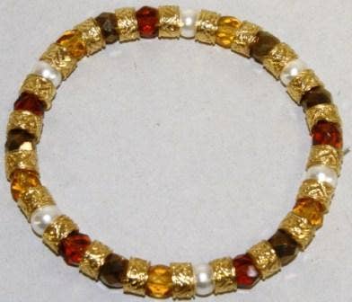 Alice Sturzinger LLC - Linda Murano Glass Stretch Bracelet: Multi