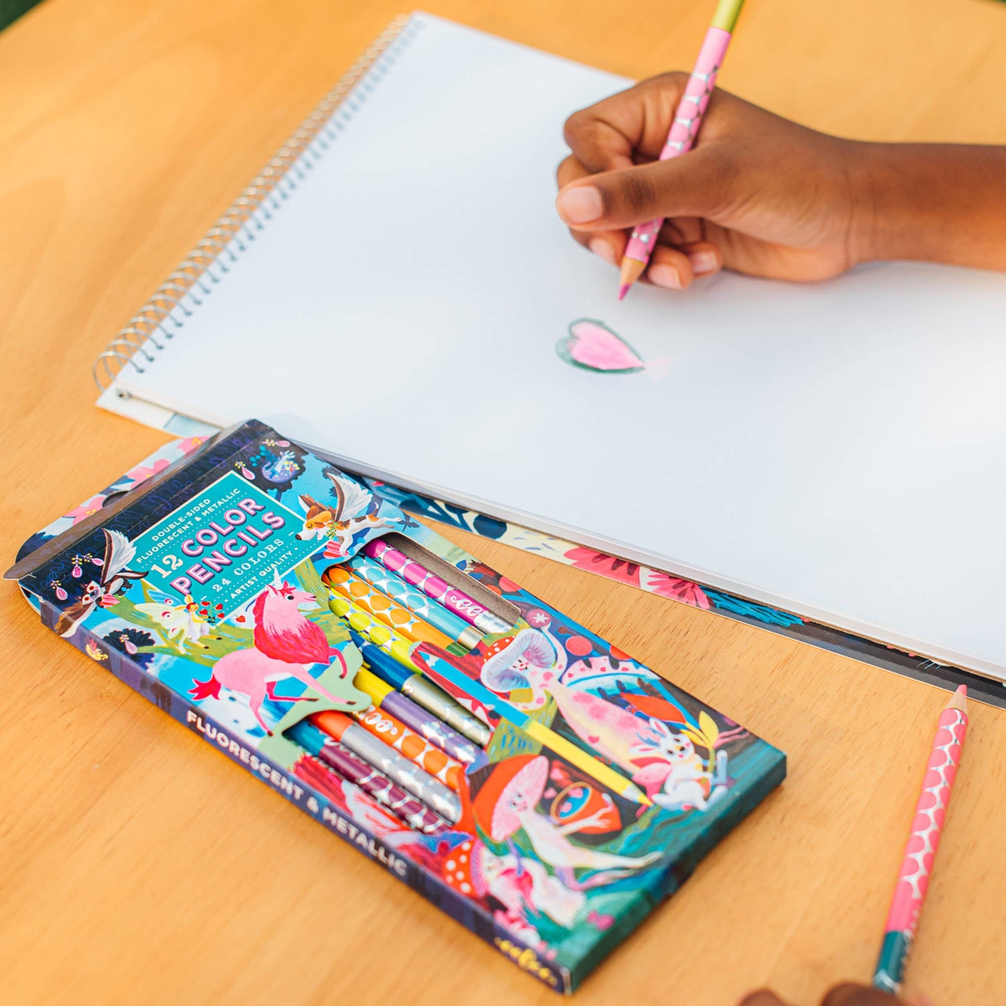 eeBoo - Magical Creatures 12 Double-Sided Special Pencils