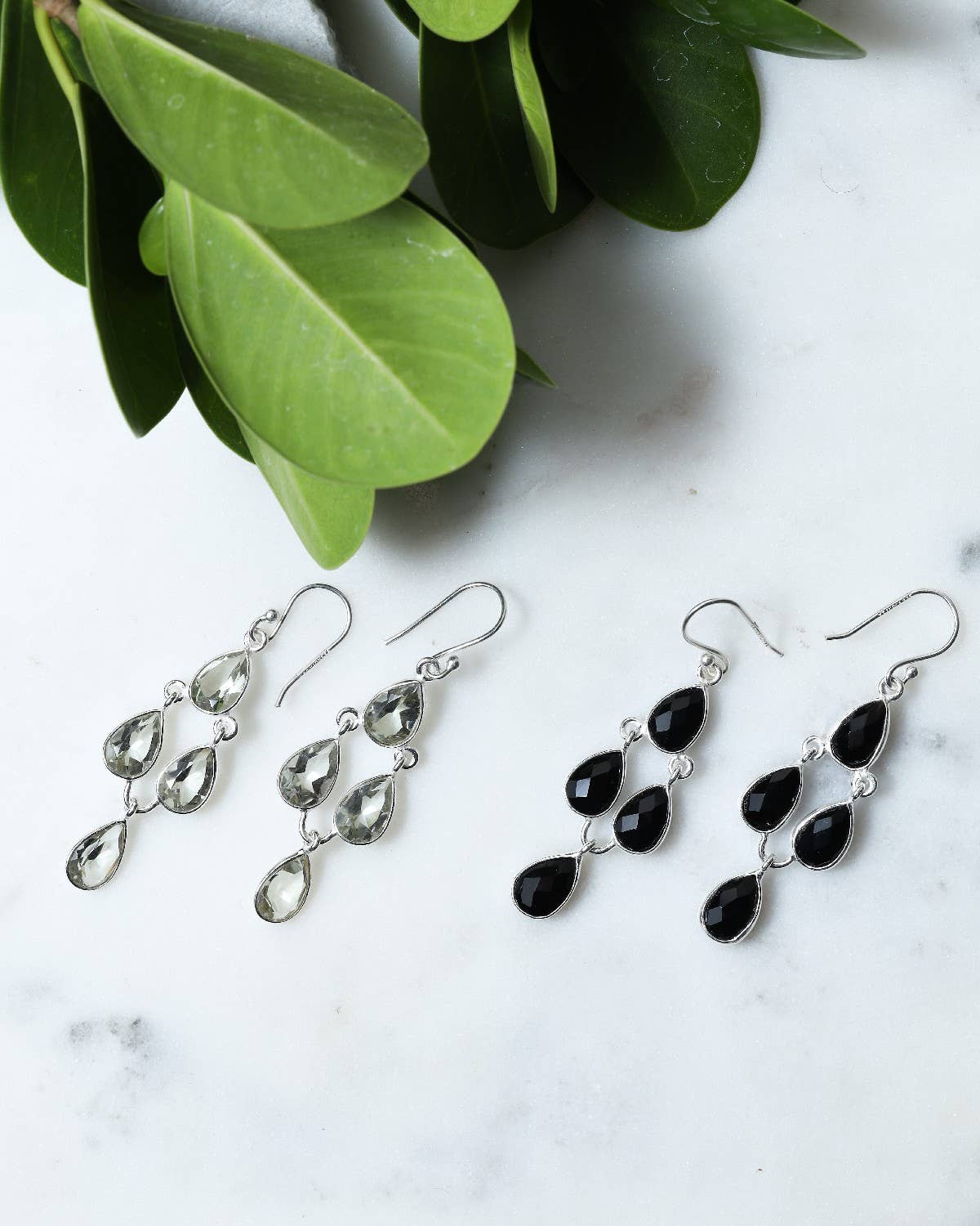 Tiramisu - Green Amethyst 925 Sterling Silver Dangle Earring