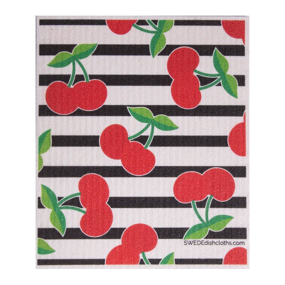 SWEDEdishcloths - Swedish Dishcloth Cherry Collage