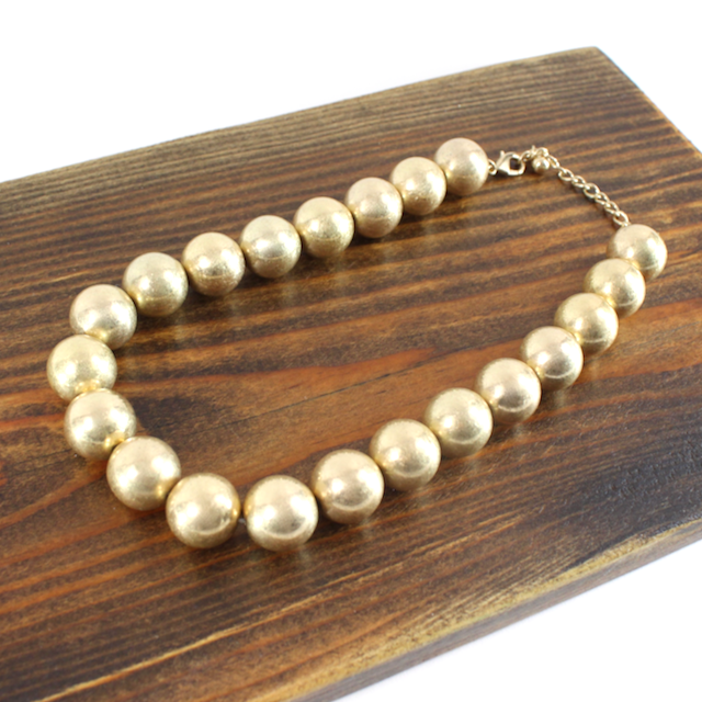 Pretty Persuasions - N22131 Bead Necklace: 01 GD