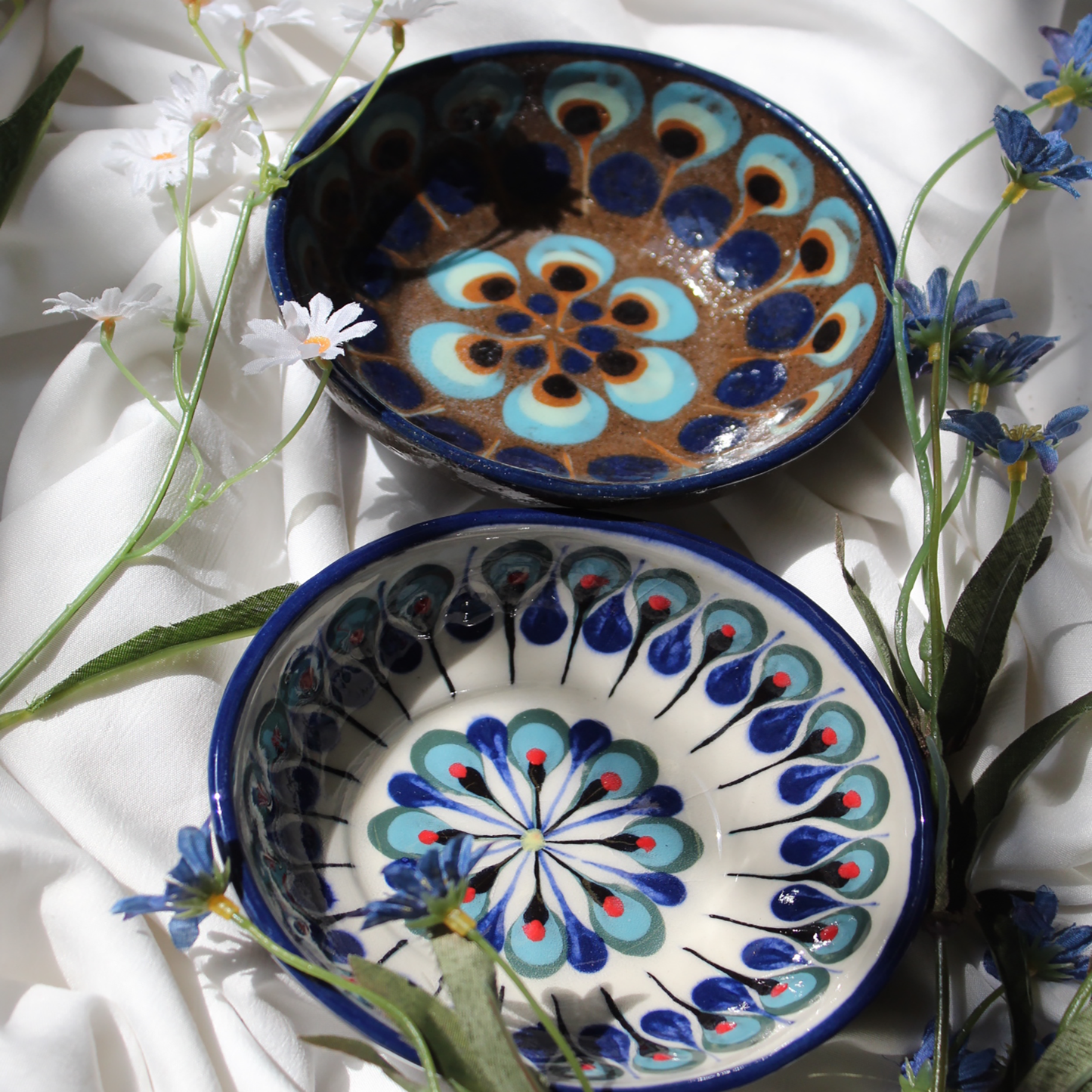 Lucia's Imports - White Salsa Bowl