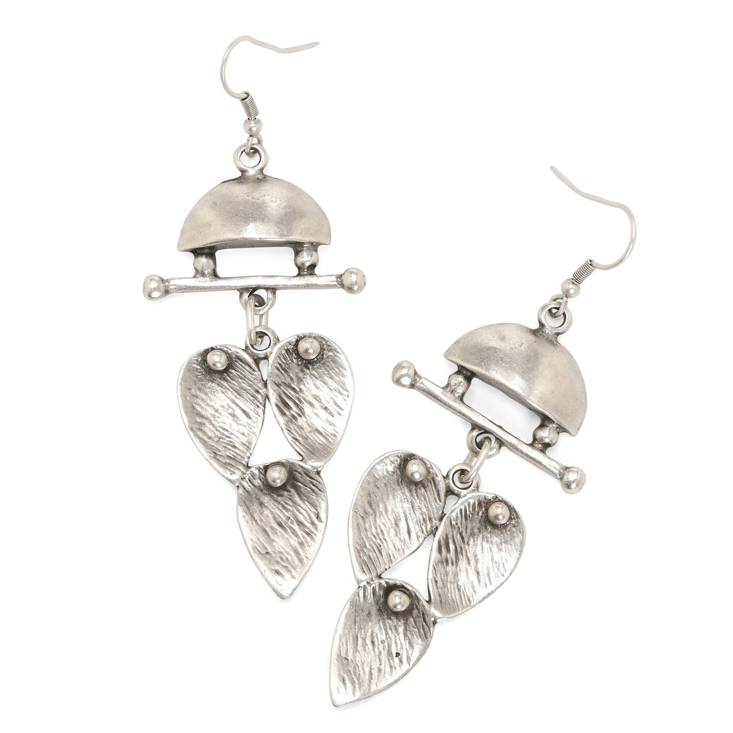 Chanour - Handmade Pewter Earrings - KU42