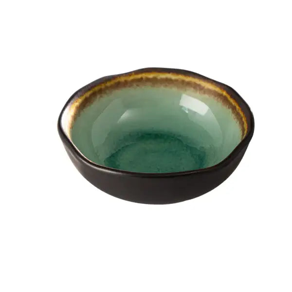 Urban Tokyo - Midori Kanyu 4.75"Dia x 1.75"H Round Porcelain Shallow Bowl