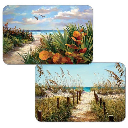 CounterArt/Highland Home/Thirstystone - Path To The Ocean Reversible Rectangular Plastic Placemat