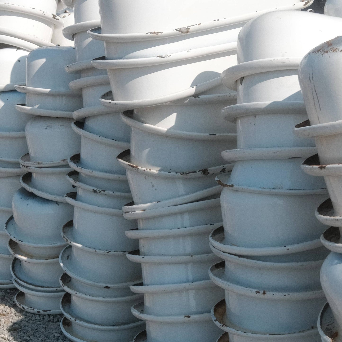 Golden Oldies Antiques - Antique Hungarian Baby Bathtub w/ Stand