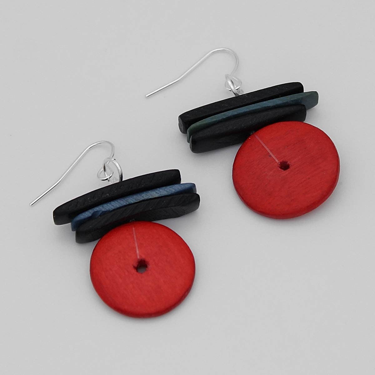 Sylca Designs - Red Elaine Earrings