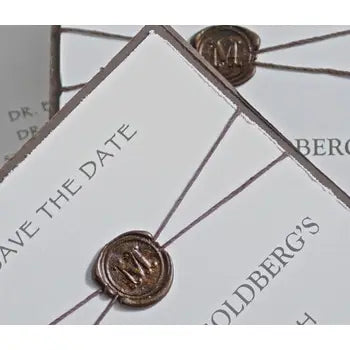 Freund Mayer & Co. - Brass Cerif Initial Wax Seal Stamp -  1 3/4" Tall: B / Stamp Only