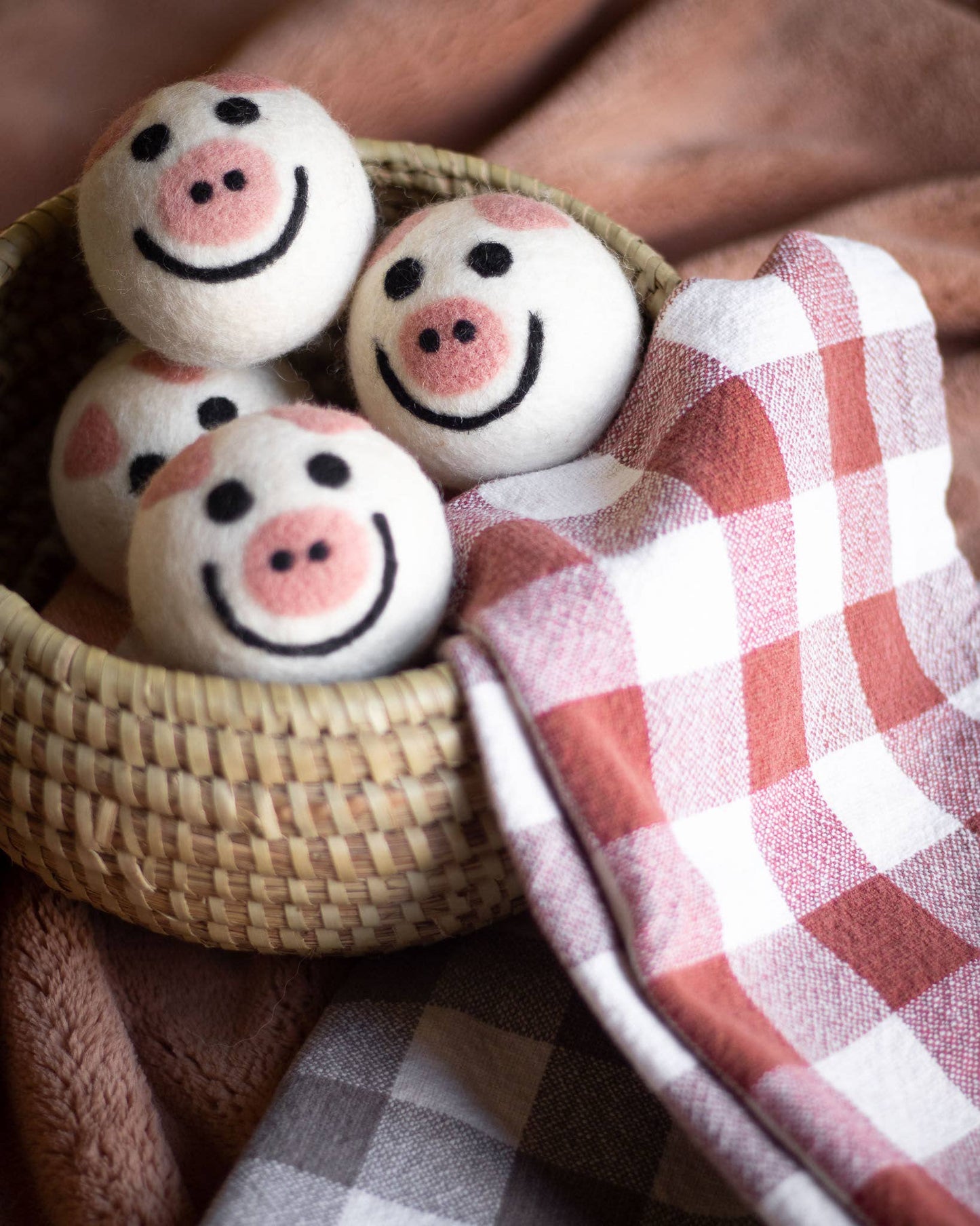 Friendsheep - Piggy Band Eco Wool Dryer Balls: PACKAGE FREE