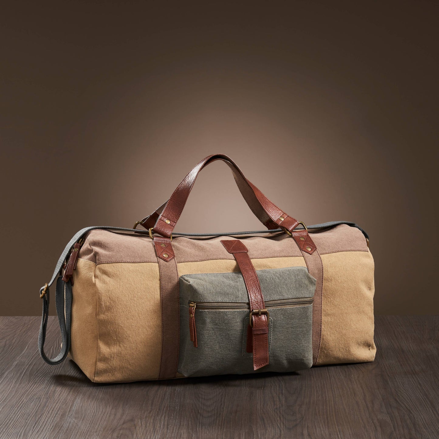 Mona B. - Sebastian Up-Cycled Canvas Women's Weekender Duffle Bag