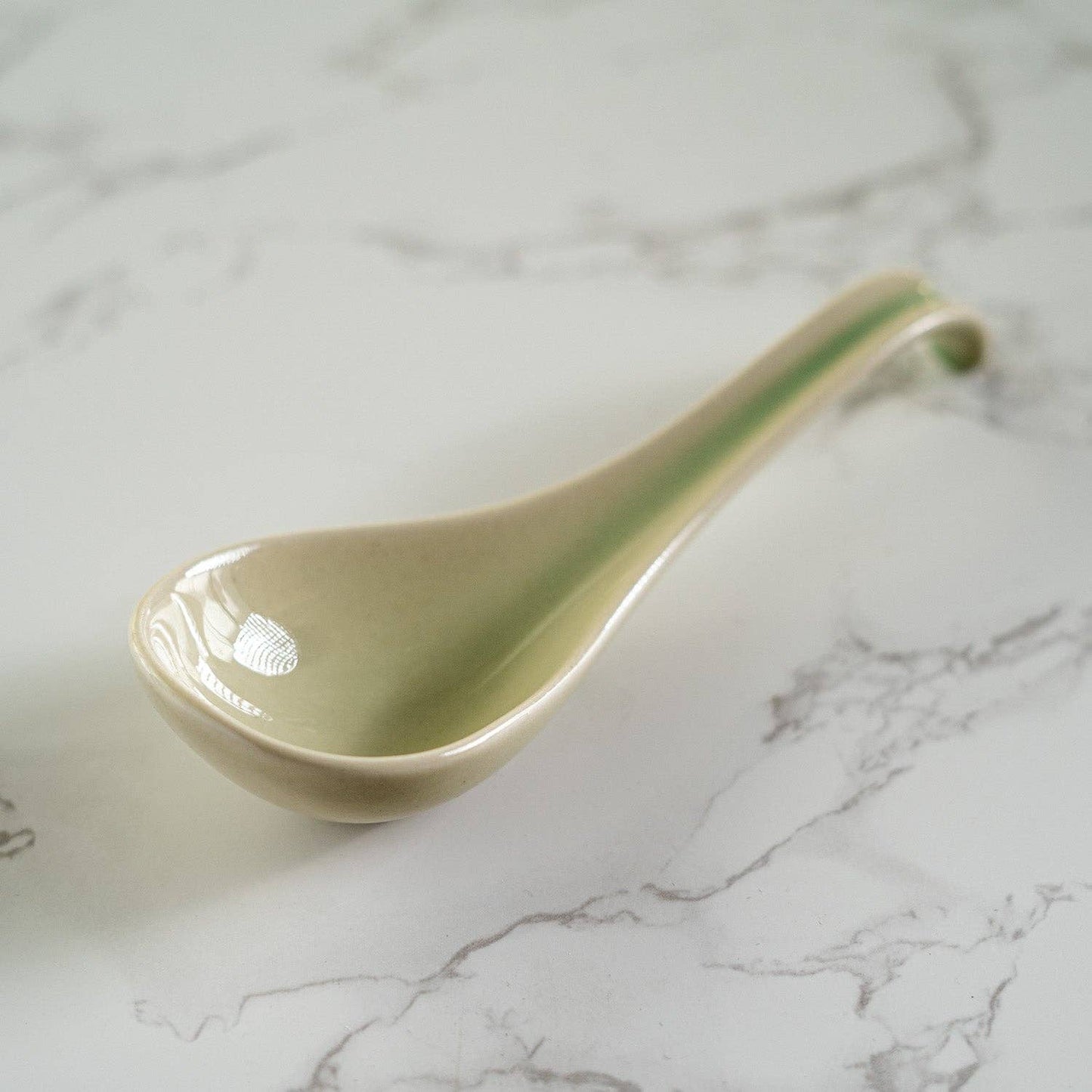 Urban Tokyo - 5.9"L Porcelain Soup Spoon Light Green (10/240)