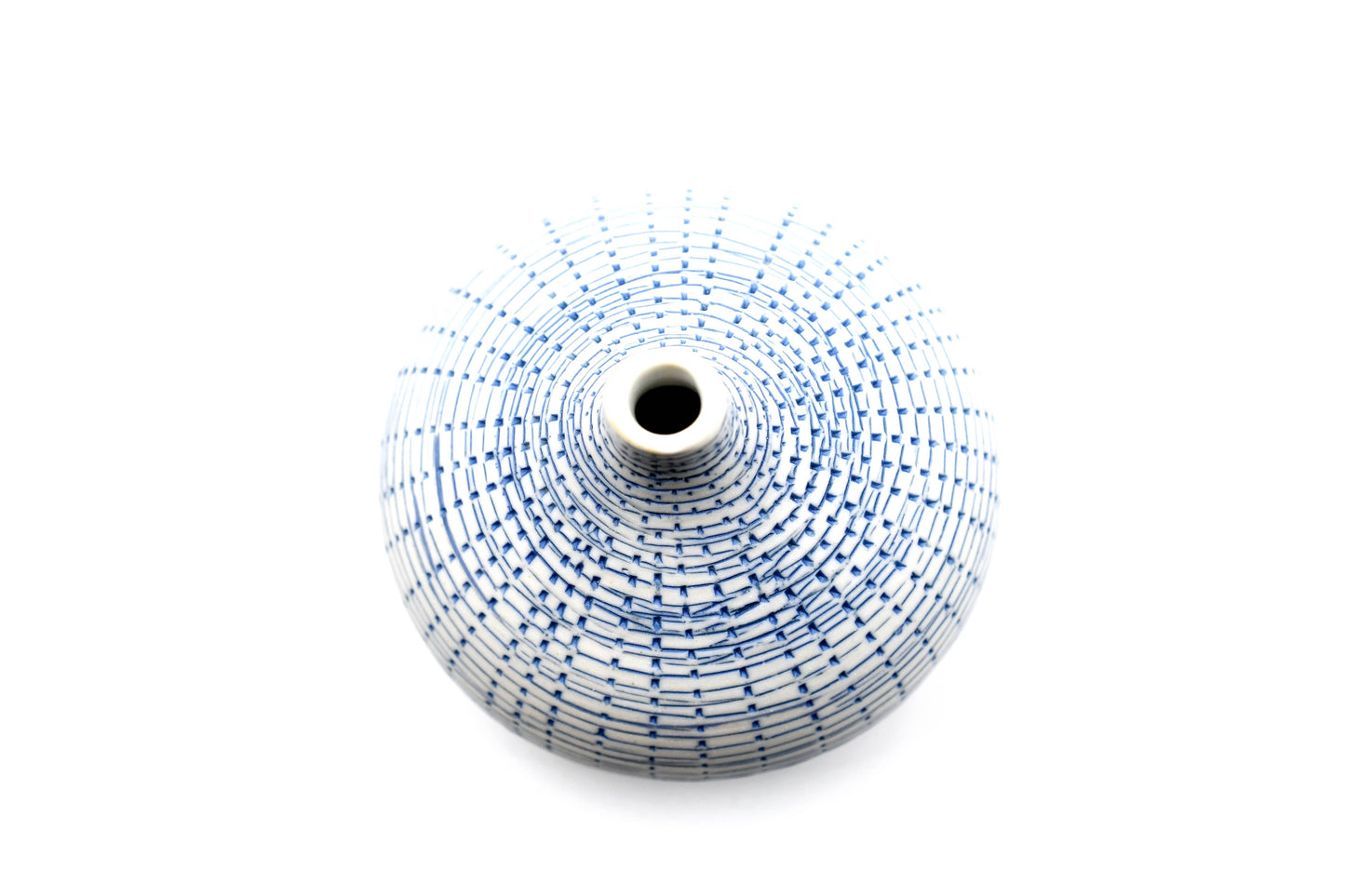 Art Floral Trading LLC - 192W71MIXBLUE CONGO TINY S - WO71 MIXBLUE Porcelain bud vase