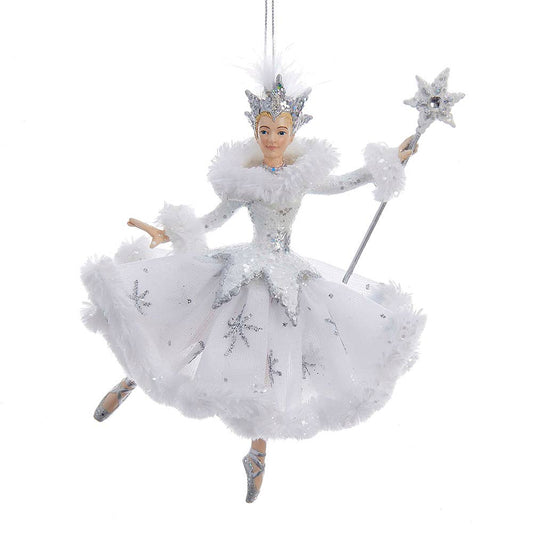 Kurt S. Adler, Inc. - 6.75"SNOW QUEEN BALLERINA ORN