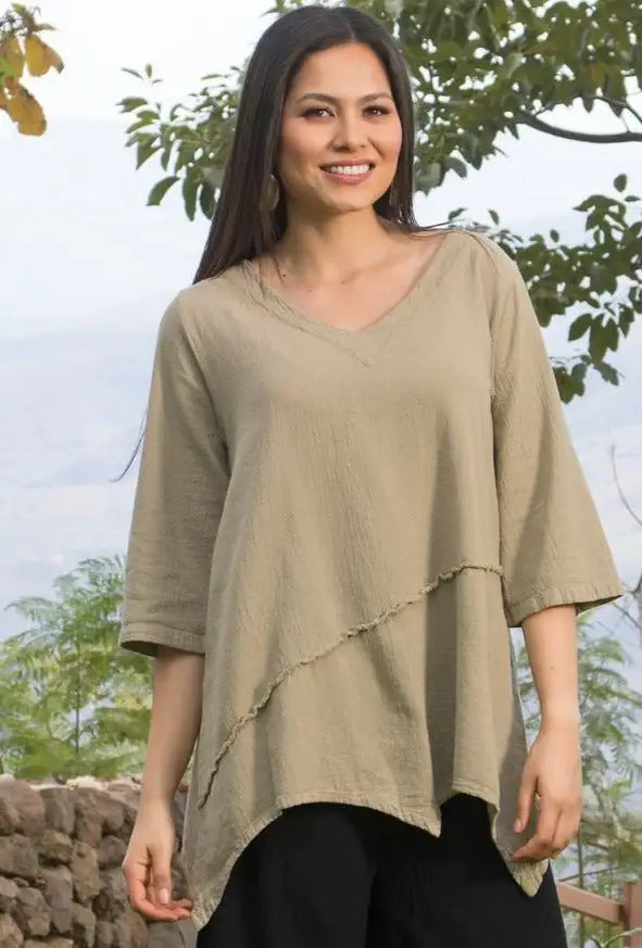 Cottonways - Rachel Top: Ivory / 1