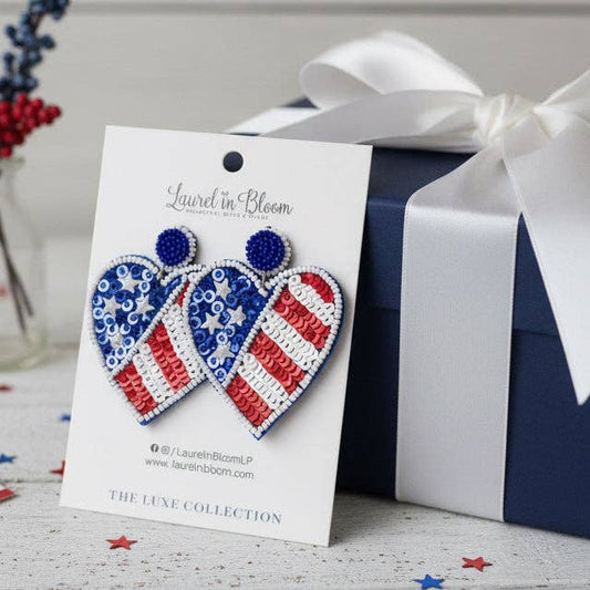 Laurel in Bloom - Liberty Love Statement Earrings