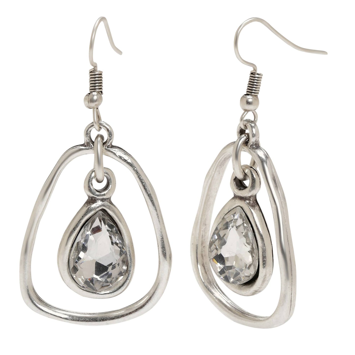 Chanour - Handmade Pewter Earrings - NE1543