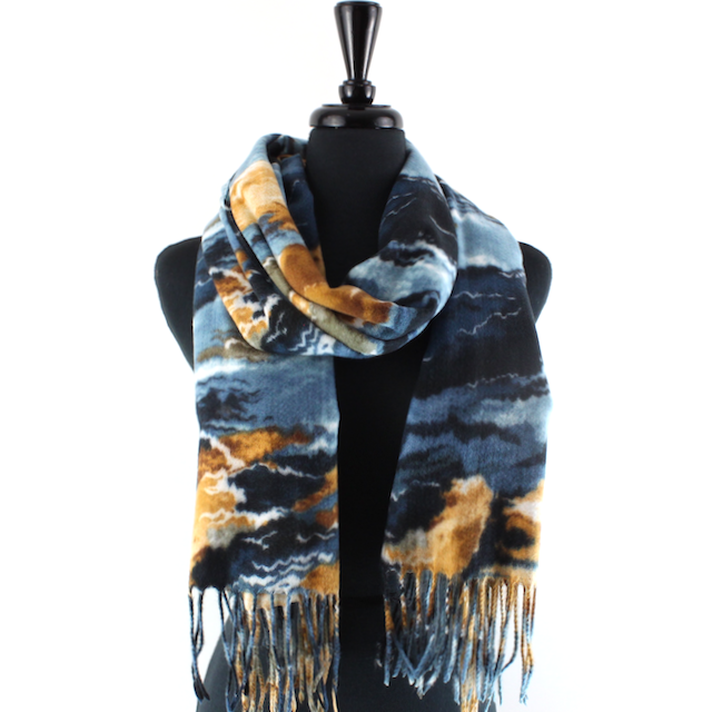 Pretty Persuasions - S23290 Cloudy Skies Scarf: 06 Khaki