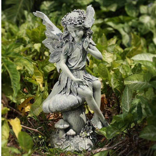 Napco - Fairy, Sitting on Mushroom Item # 19943