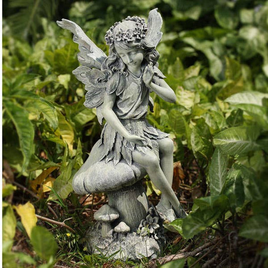 Napco - Fairy, Sitting on Mushroom Item # 19943