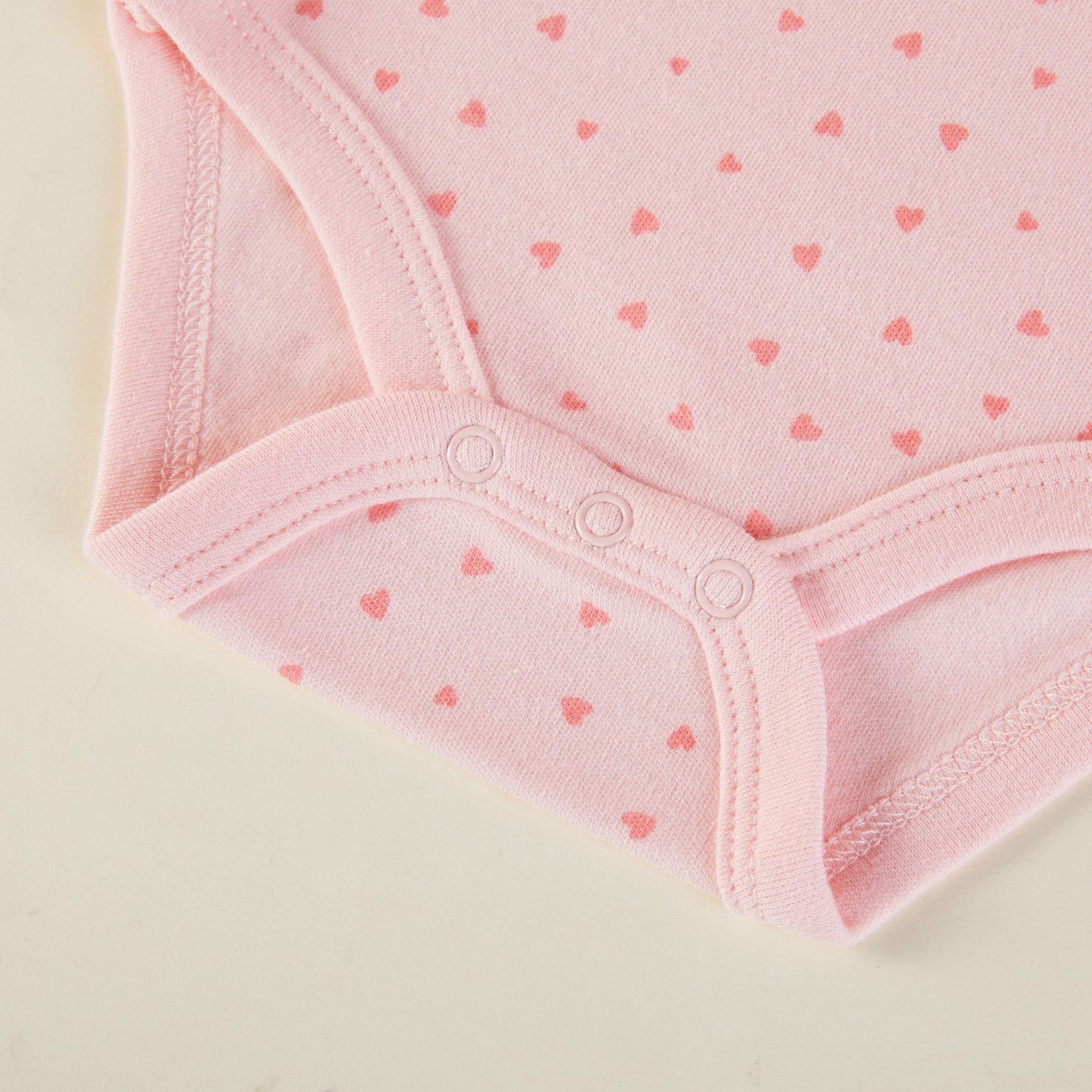 Lollipop Dreams - Pack of 3 Baby Girls Giraffe & Elephant Pattern Bodysuits: 6-9M