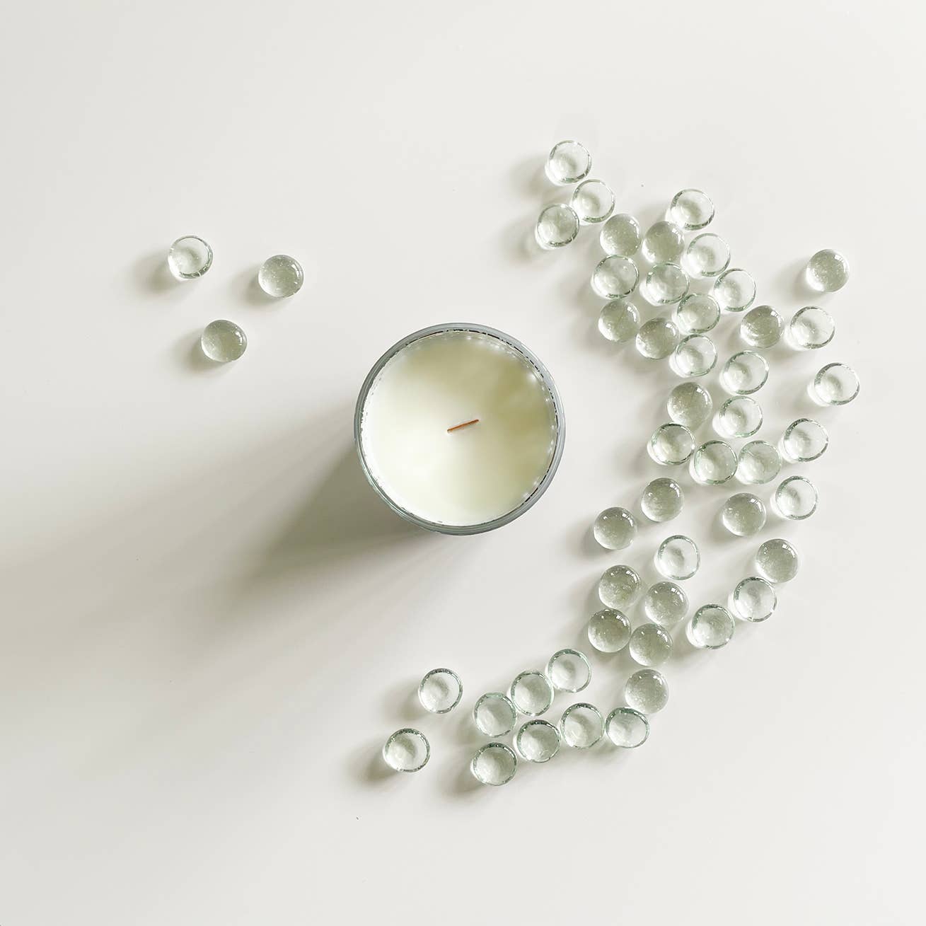 Davidson Candle Company LLC - Apple Spice Candle Silver Electroplated glass candle in box