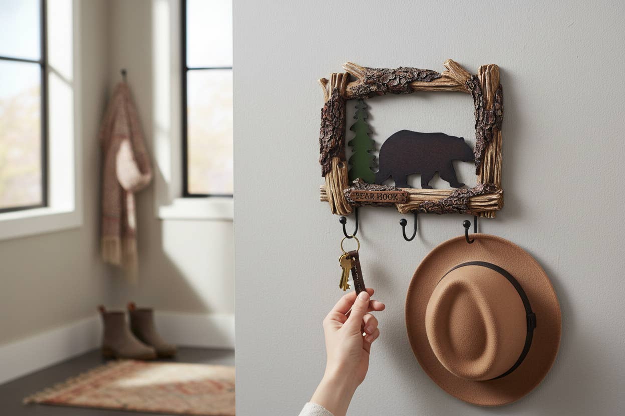 De Leon Collections - BEAR LOG HOOKS
