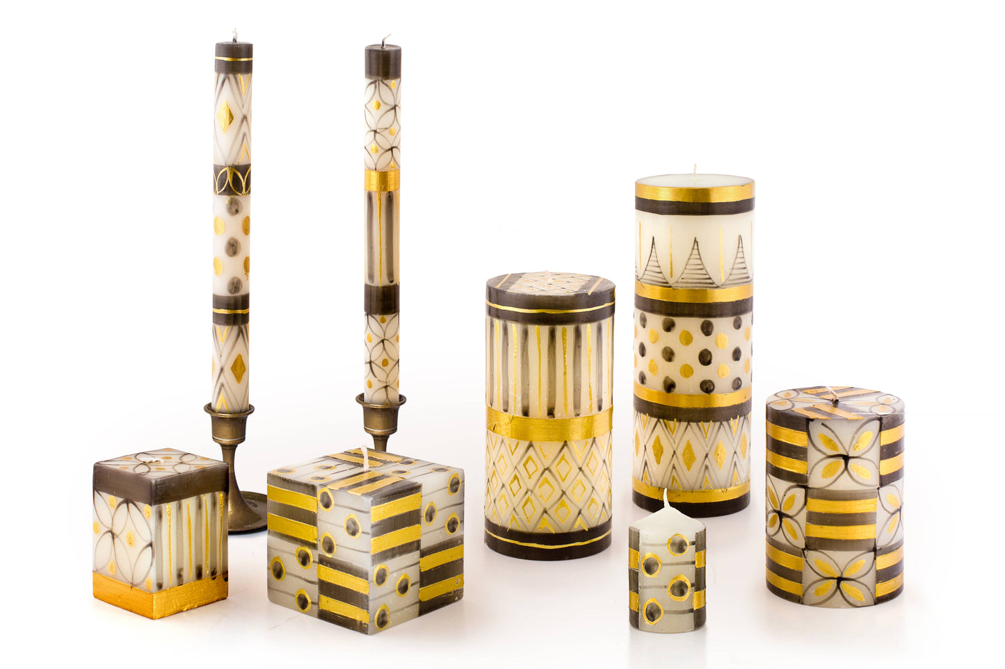Thumbprint Artifacts - Celebration Candle: Pillar 3” x 6” (75 hour burn time)