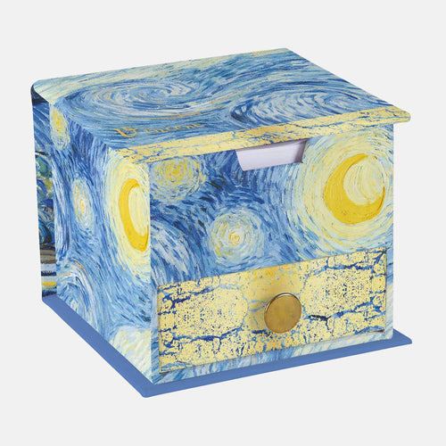 The Gifted Stationery Company - Memo Cube - Van Gogh - Starry Night