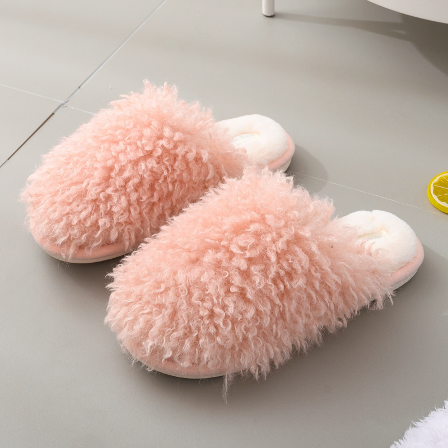 DrifWoo - Women Fluffy Slippers Bride to be Gift Spa Slippers Bridal: Ivory / US 6.5-7 Women