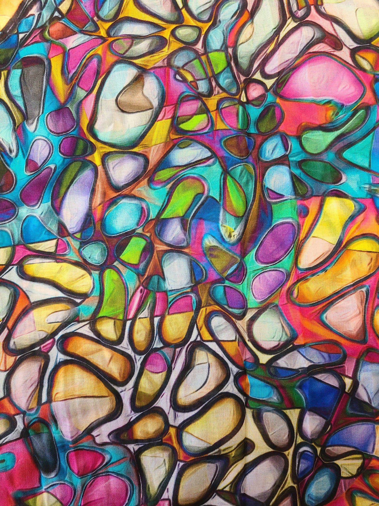 KikiSol - Stained Glass Cotton Modal Scarf