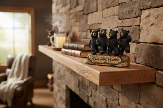 De Leon Collections - CABIN COMPANION DANCING IN THE PINES, 6.5"X3"X4.75"