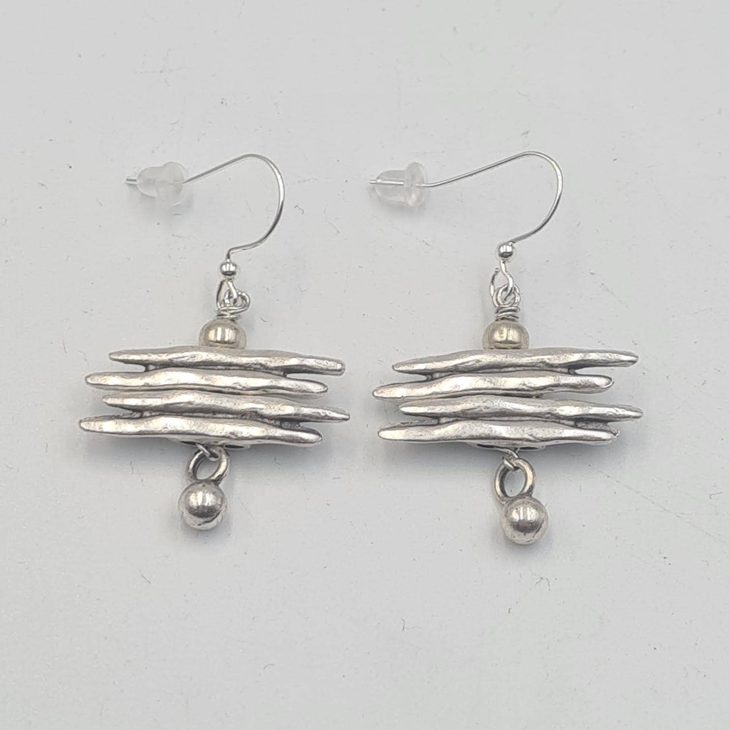 Volare - Solar Spike Earrings: Clear