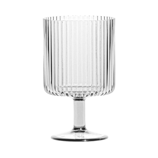 TarHong - Mesa Drinkware,Premium Acrylic,BPA Free,Dishwasher Safe: Goblet 15 oz. / Clear