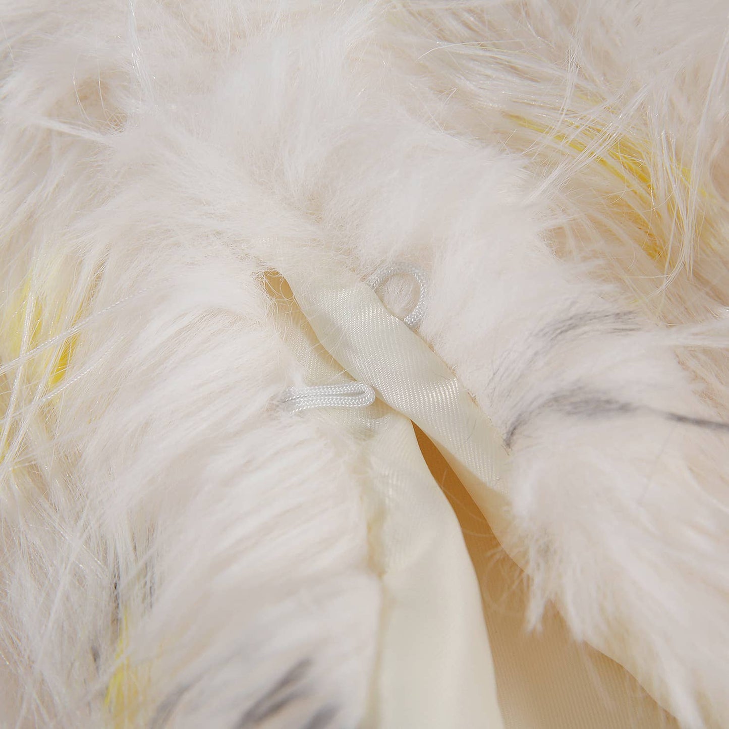 PEACH ACCESSORIES - Polka-Dot Shaggy Cape Coat CE102: Pink Mix