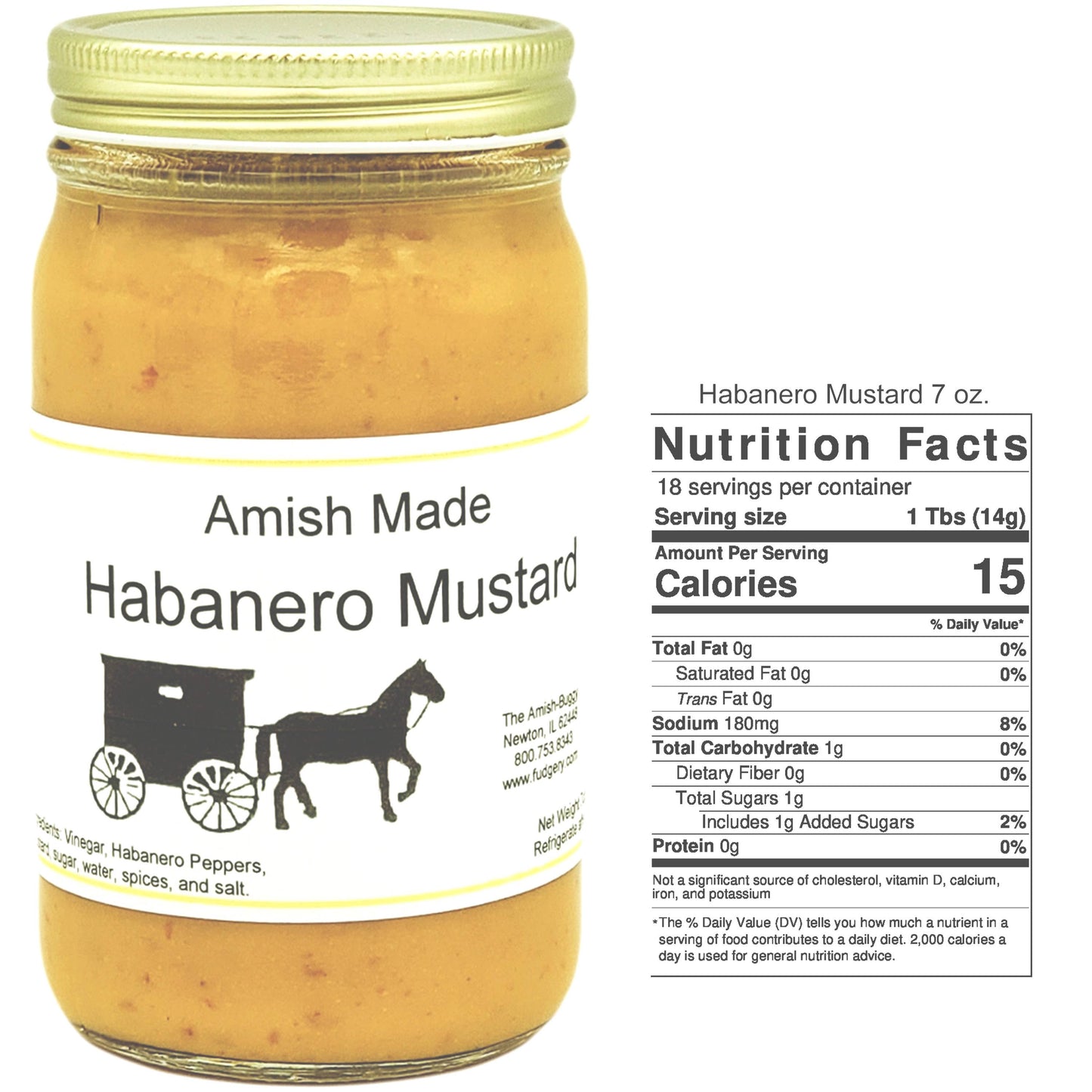 Arndt's Fudgery LLC - Amish Made Mustards Jar: Dill