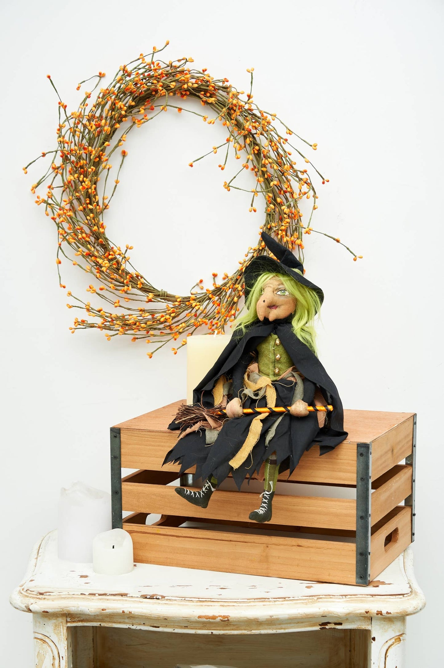 C&F Home - Hortense Witch Gathered Traditions Art Doll