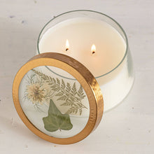 Load image into Gallery viewer, Rosy Rings - Forest Large Pressed Floral Candle