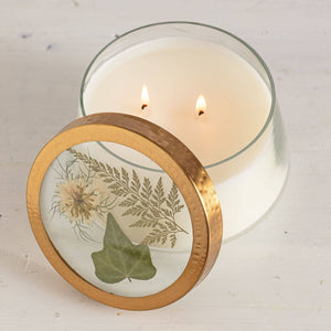 Rosy Rings - Forest Large Pressed Floral Candle