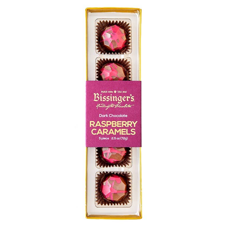 Bissinger's - Dark Chocolate Raspberry Caramel Flight - 5 PC