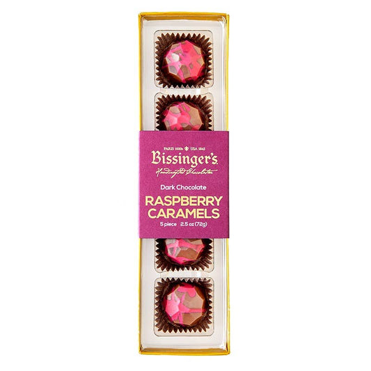 Bissinger's - Dark Chocolate Raspberry Caramel Flight - 5 PC